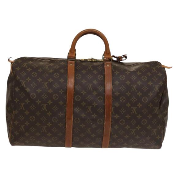 LOUIS VUITTON Monogram Keepall 55 Boston Bag M41424 - Picture 3 of 16